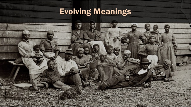 Slide: Evolving Meanings.